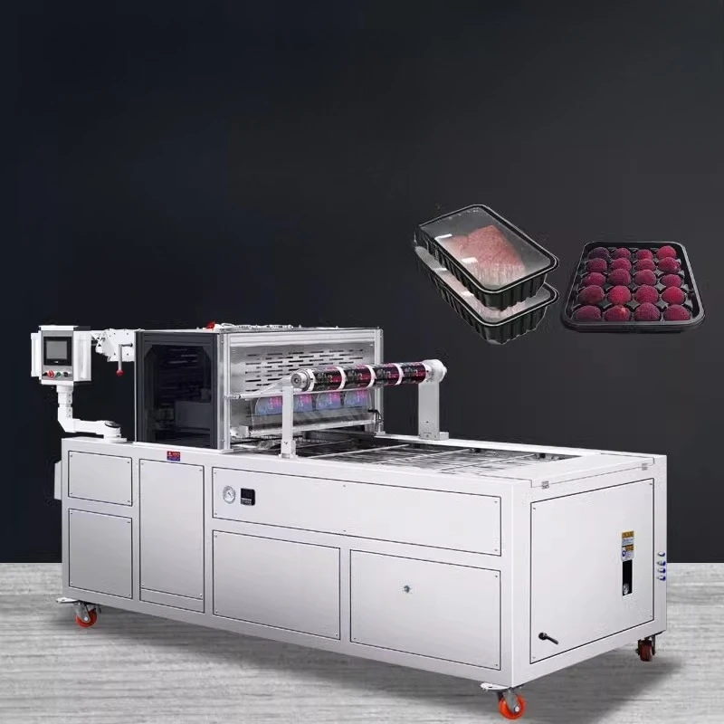 Bayberry modified atmosphere fresh-keeping packaging machine box bowl cup vacuum nitrogen filling, continuous sealing machine
Bayberry modified atmosphere fresh-keeping packaging machine box bowl cup vacuum nitrogen filling, continuous sealing machine