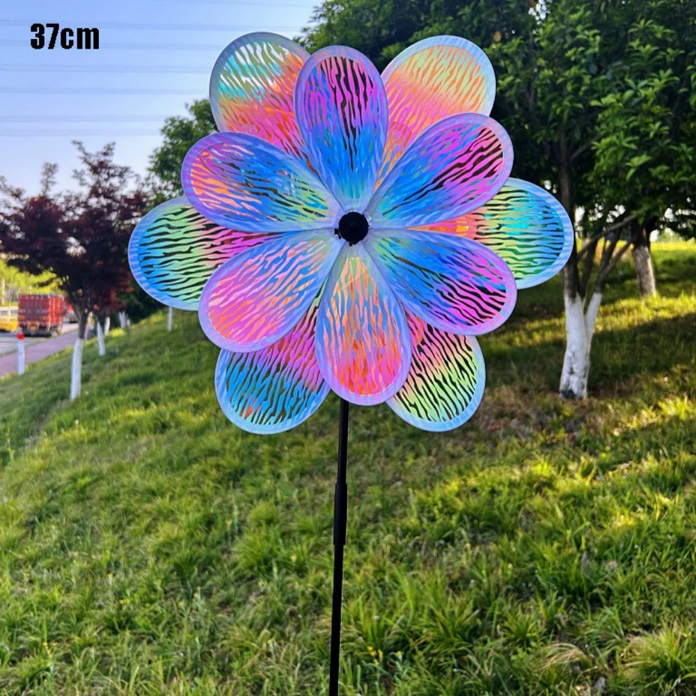 Multistyles Colorful Film Sunflower Windmill Double-layered Diameter 28/37cm Stake Standing Lawn Flower Pinwheel PVC
Multistyles Colorful Film Sunflower Windmill Double-layered Diameter 28/37cm Stake Standing Lawn Flower Pinwheel PVC