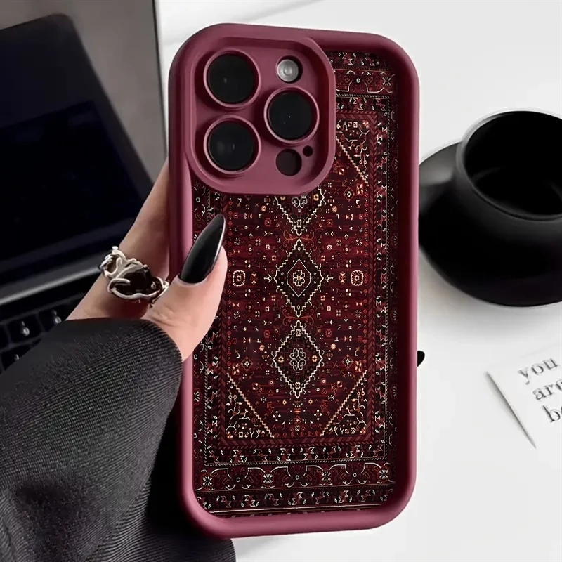 Phone Case Vintage Red Patterned Carpet For Samsung Galaxy S26 S25 Ultra S24 FE S23 S22 S21 Plus A17 A37 A57 A56 A55 A54 Cover
Phone Case Vintage Red Patterned Carpet For Samsung Galaxy S26 S25 Ultra S24 FE S23 S22 S21 Plus A17 A37 A57 A56 A55 A54 Cover