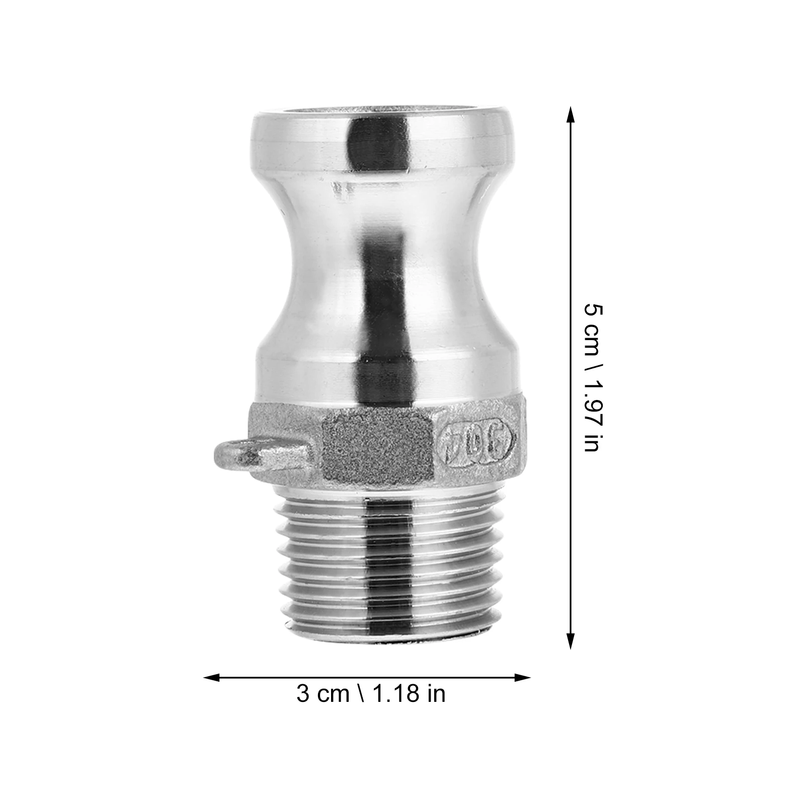 2pcs Type F Cam Groove Stainless Steel Hose Adapter Spool Connector For Water Treatment Industrial Flow Camlock Fitting Tube
2pcs Type F Cam Groove Stainless Steel Hose Adapter Spool Connector For Water Treatment Industrial Flow Camlock Fitting Tube