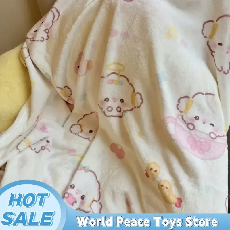 Kawaii Cogimyun Blanket Nap Soft Cover Blanket Flannel Dormitory Casual Warm Air Conditioning Blanke Home Sofa Travel Office
Kawaii Cogimyun Blanket Nap Soft Cover Blanket Flannel Dormitory Casual Warm Air Conditioning Blanke Home Sofa Travel Office