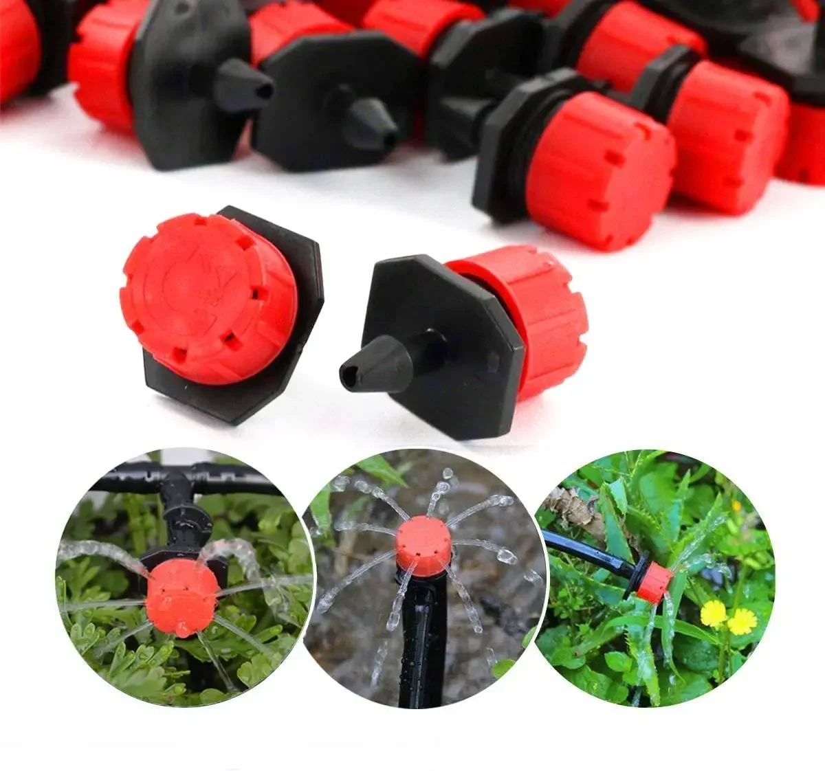 500PCS 8 Hole Adjustable Irrigation Drippers Sprinklers Mitter Dripper Micro Drip Irrigation Sprinklers for Watering System
500PCS 8 Hole Adjustable Irrigation Drippers Sprinklers Mitter Dripper Micro Drip Irrigation Sprinklers for Watering System