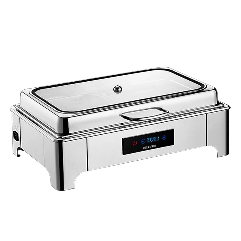 Dish with Touch Screen Temperature Display for Hotel Restaurant Catering Events 9L Electric Stainless Steel Buffet Chafing
Dish with Touch Screen Temperature Display for Hotel Restaurant Catering Events 9L Electric Stainless Steel Buffet Chafing