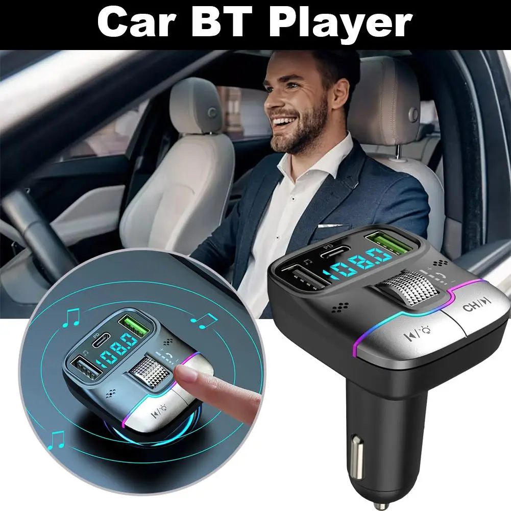 Car Charger Music Player Multi-function Bluetooth Receiver Lighter Charging Fast Adapter Socket USB Car Cigarette T9F3
Car Charger Music Player Multi-function Bluetooth Receiver Lighter Charging Fast Adapter Socket USB Car Cigarette T9F3