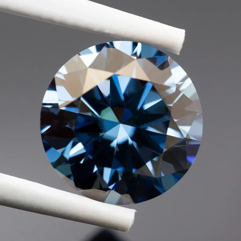 Moissanite Round Shape Royal Blue Color Wholesale Lab Grow Diamond Premium Gemstones of The Highest Quality with GRA Certifies
Moissanite Round Shape Royal Blue Color Wholesale Lab Grow Diamond Premium Gemstones of The Highest Quality with GRA Certifies
