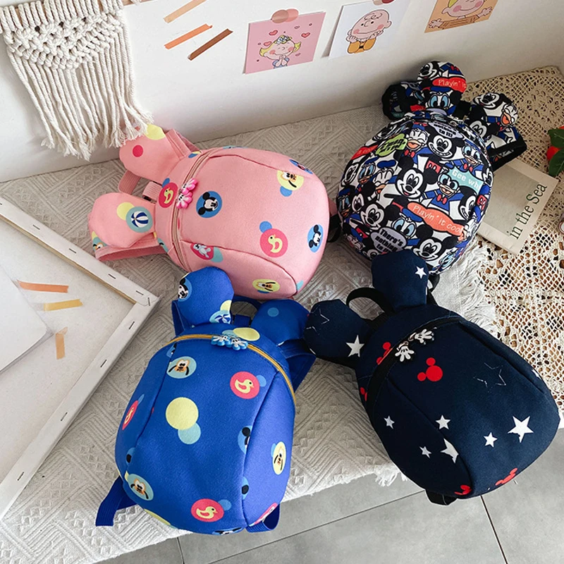 Disney Mickey Mouse Backpack Children's Bag Cute Cartoon Girls Boys Backpack Nylon Zipper Backpack Schoolbag Birthday Gift
Disney Mickey Mouse Backpack Children's Bag Cute Cartoon Girls Boys Backpack Nylon Zipper Backpack Schoolbag Birthday Gift