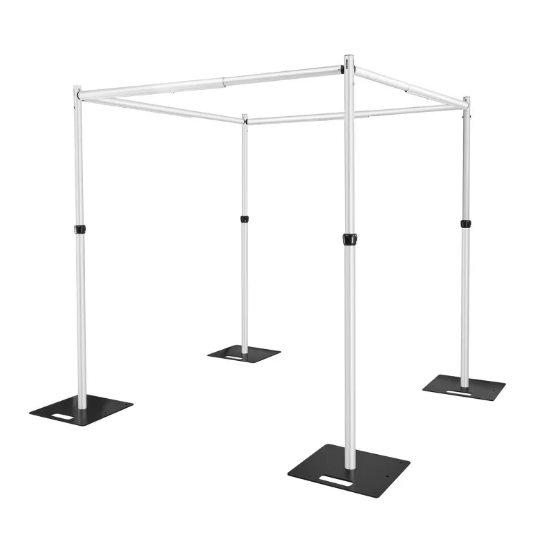 Thickened aluminum tube bracket, adjustable, round curtain stand, telescopic backdrop stand
Thickened aluminum tube bracket, adjustable, round curtain stand, telescopic backdrop stand