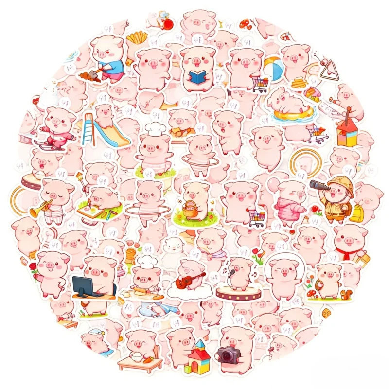 10/30PCS Cute Pink Fat Pig Sticky PVC Sticker DIY Laptop Luggage Skateboard Colored Decoration Scrapbooking
10/30PCS Cute Pink Fat Pig Sticky PVC Sticker DIY Laptop Luggage Skateboard Colored Decoration Scrapbooking