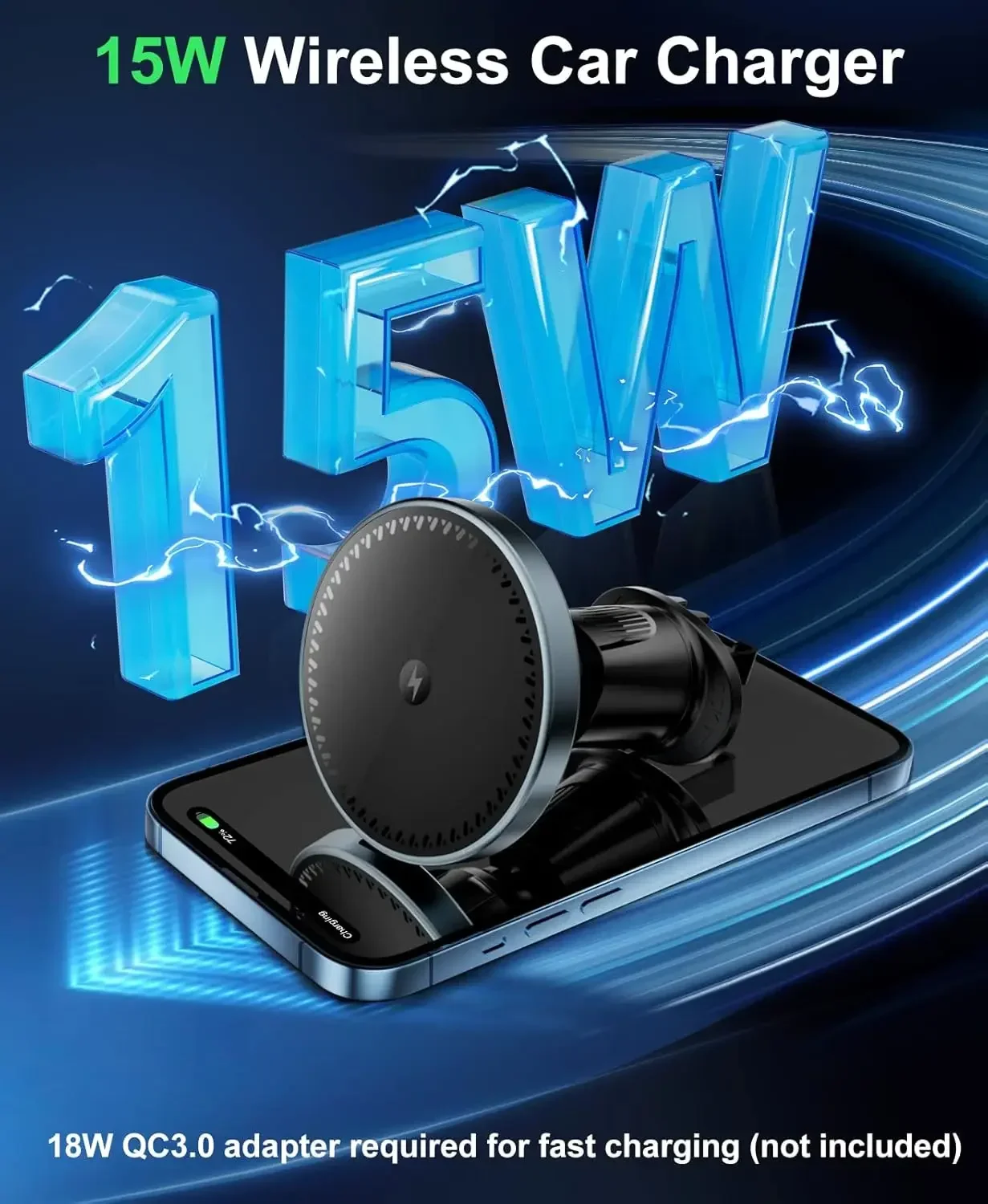 UYUXIO 15 Вт Магнитное беспроводное автомобильное зарядное устройство Вентиляционное отверстие Быстрая зарядка Автомобильное крепление для телефона с магнитом для iPhone 16 15 14 13 12
UYUXIO 15 Вт Магнитное беспроводное автомобильное зарядное устройство Вентиляционное отверстие Быстрая зарядка Автомобильное крепление для телефона с магнитом для iPhone 16 15 14 13 12