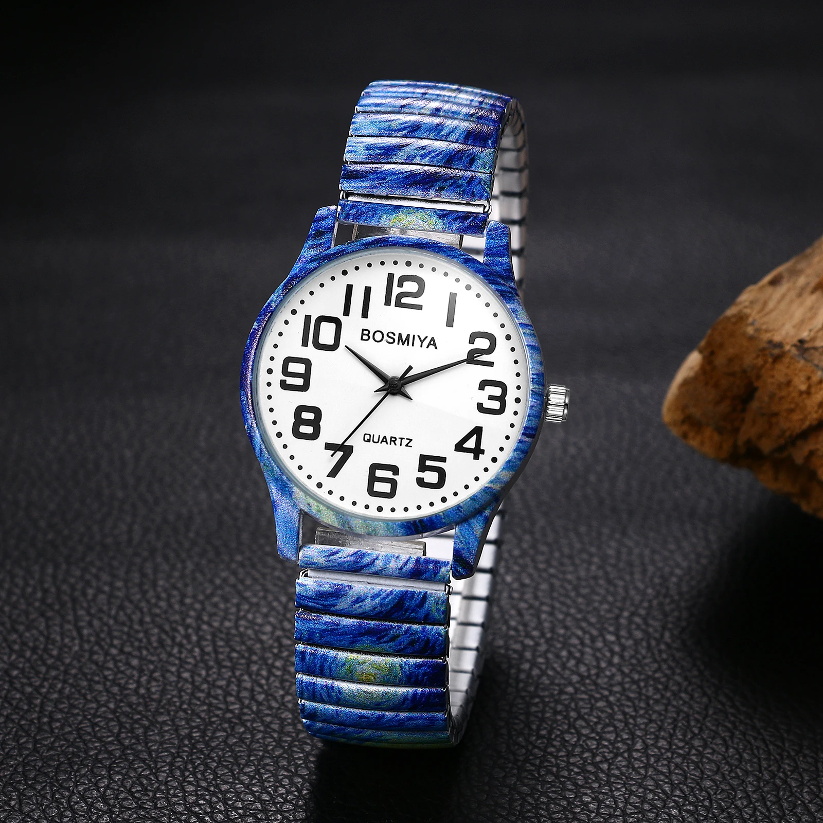 Men Women Analog Quartz Wristwatch, High-Definition Easy-Read Oversized Arabic Numerals Dial, Galaxy Starry Sky Pattern Decoration, Elastic Stretch Comfortable Band, Lightweight Slip-On Casual Everyday Watch, Festival Party Gift Accessory
Men Women Analog Quartz Wristwatch, High-Definition Easy-Read Oversized Arabic Numerals Dial, Galaxy Starry Sky Pattern Decoration, Elastic Stretch Comfortable Band, Lightweight Slip-On Casual Everyday Watch, Festival Party Gift Accessory