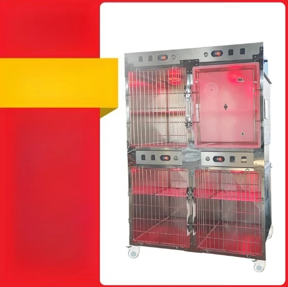 304 stainless steel pet cage oxygen warehouse cat cage, constant temperature infusion foster care
304 stainless steel pet cage oxygen warehouse cat cage, constant temperature infusion foster care