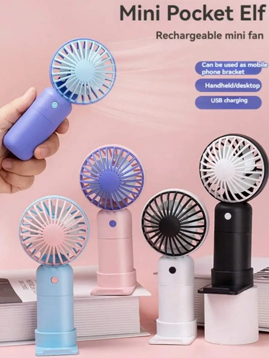 Mini Pocket Elf Rechargeable Handheld Fan USB Charging Portable Desktop Fan For Office Outdoor
Mini Pocket Elf Rechargeable Handheld Fan USB Charging Portable Desktop Fan For Office Outdoor