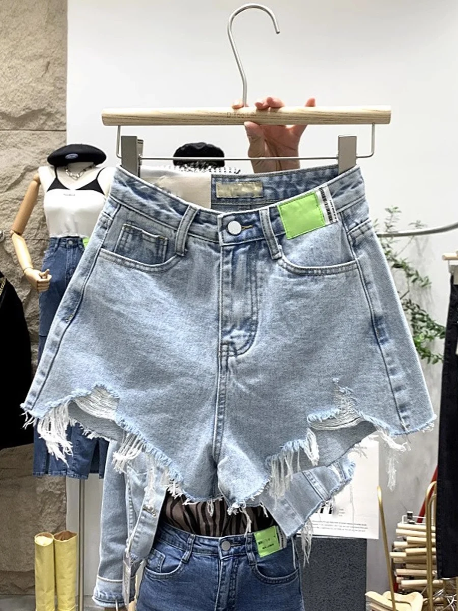 High Waist Denim orts Women's Summer New Large Size Loose Frayed Hem Wide Leg Pants A-Line Hot Pants Ins Cotton Polyester B...
High Waist Denim orts Women's Summer New Large Size Loose Frayed Hem Wide Leg Pants A-Line Hot Pants Ins Cotton Polyester B...