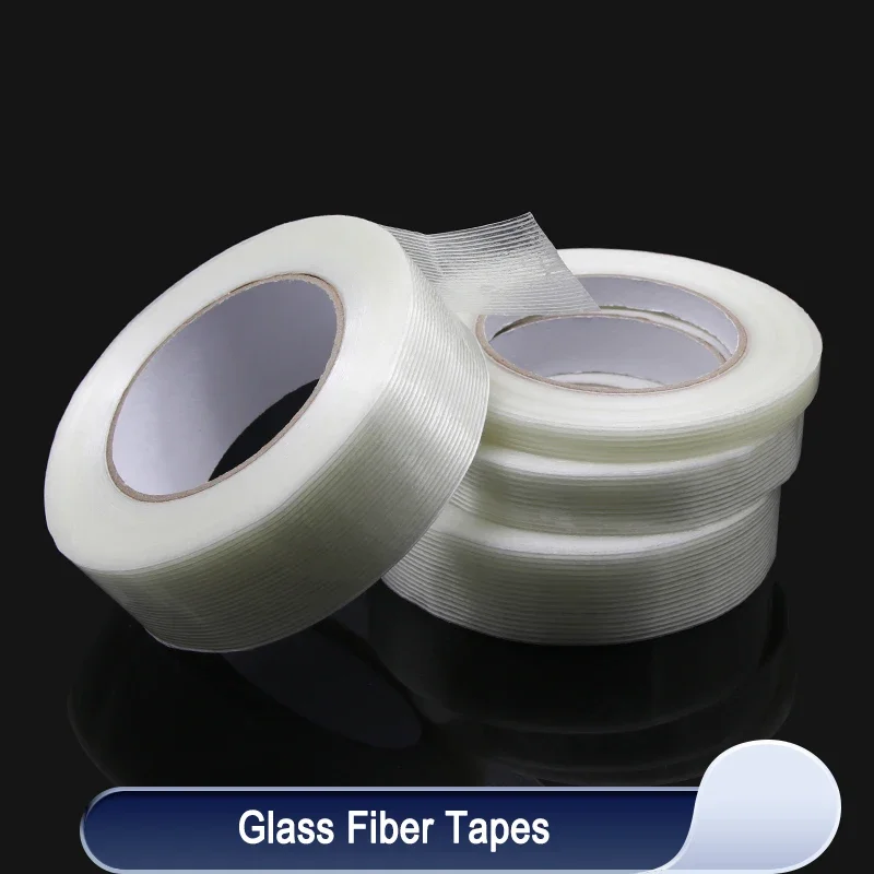 50m/roll Strong Glass Fiber Tape Industrial Strapping Packaging Fixed Seal Transparent Striped Single Side Adhesive Tapes
50m/roll Strong Glass Fiber Tape Industrial Strapping Packaging Fixed Seal Transparent Striped Single Side Adhesive Tapes