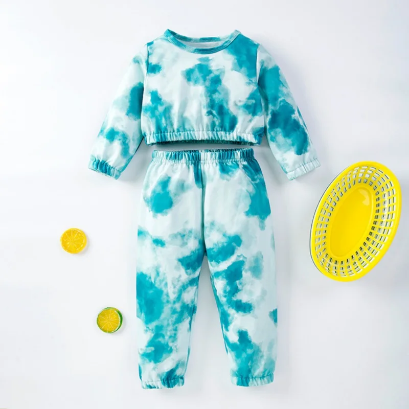 Autumn Clothes 2-Piece Set Kids Suit Stylish Fashion Tie-Dye Long-Sleeved High-Waist Top Trousers Children's Casual Wear Trendy
Autumn Clothes 2-Piece Set Kids Suit Stylish Fashion Tie-Dye Long-Sleeved High-Waist Top Trousers Children's Casual Wear Trendy