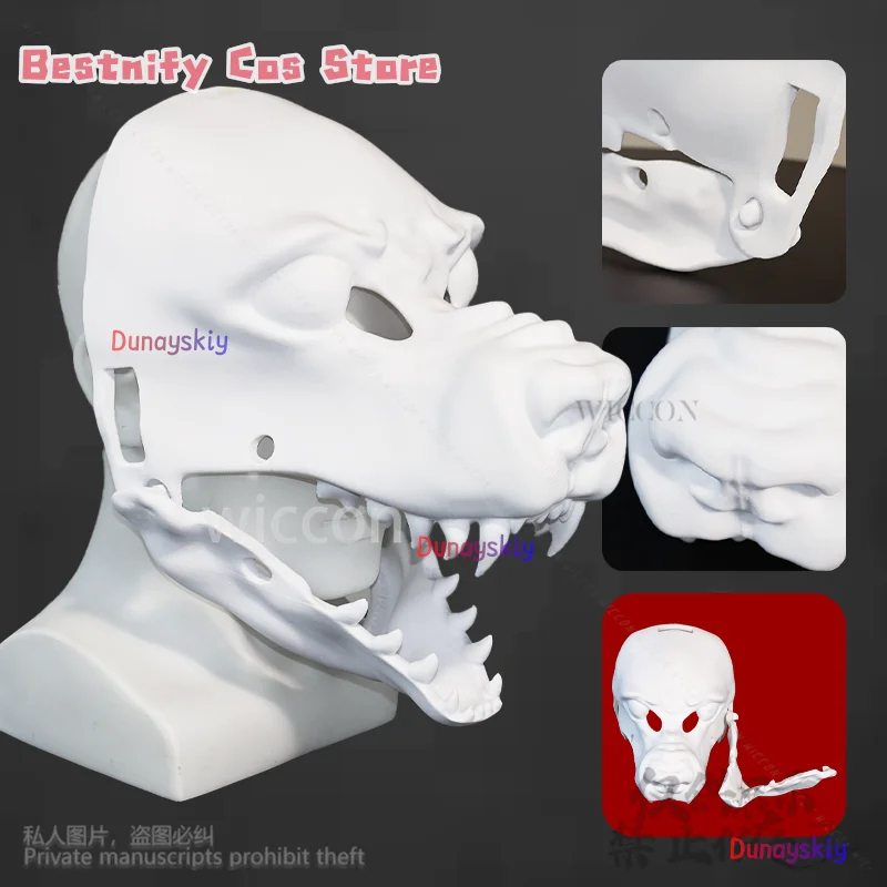 Furry Cosplay Animal Artist Horror Kigurumi Furrysuit Costume Anime 3D Polylactic Acid Mask Dog Skull Diy Props Gifts Customized
Furry Cosplay Animal Artist Horror Kigurumi Furrysuit Costume Anime 3D Polylactic Acid Mask Dog Skull Diy Props Gifts Customized