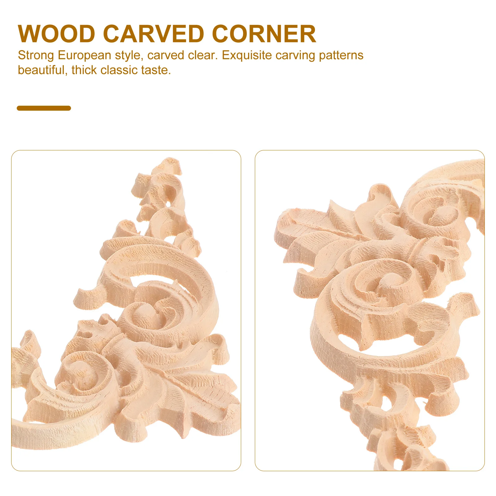 4pcs 11.5X11.5Cm Solid Wood Floral Applique Carved Corner Decor For Wall Cabinet Mirror Door Unpainted Wooden Onlay Home
4pcs 11.5X11.5Cm Solid Wood Floral Applique Carved Corner Decor For Wall Cabinet Mirror Door Unpainted Wooden Onlay Home