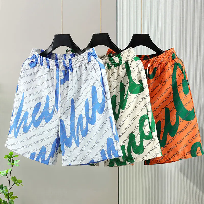 Men's ice silk shorts five-point beach pants 2025 summer new printed fashion casual men's shorts
Men's ice silk shorts five-point beach pants 2025 summer new printed fashion casual men's shorts
