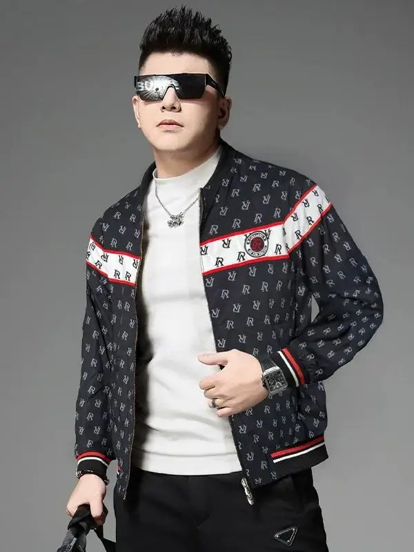 Fashionable Baseball Collar Men's Jacket Spring Autumn New Style Station Tide Brand High-End Versatile Outerwear for Men
Fashionable Baseball Collar Men's Jacket Spring Autumn New Style Station Tide Brand High-End Versatile Outerwear for Men