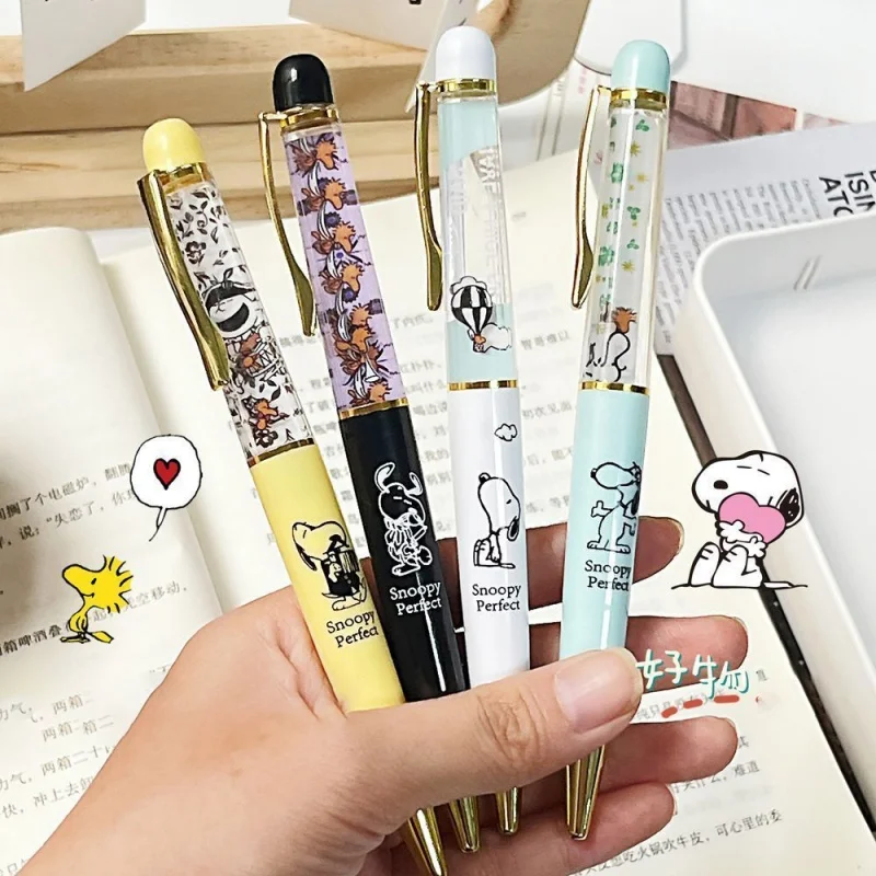 16pcs/lot Creative Snoopy Gel Pen Cute 0.5mm Black Ink Signature Pens Promotional Gift School Supplies
16pcs/lot Creative Snoopy Gel Pen Cute 0.5mm Black Ink Signature Pens Promotional Gift School Supplies