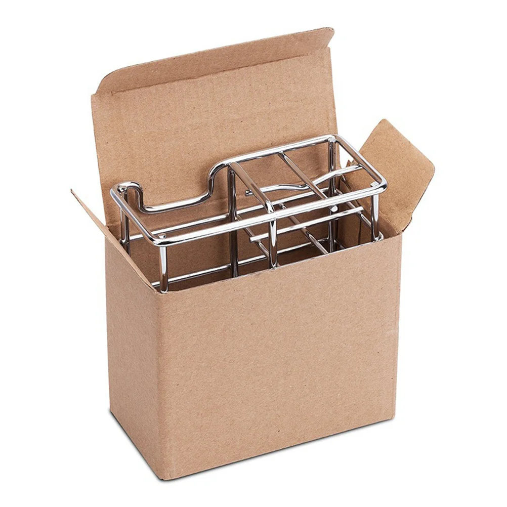 Stainless Steel Toothbrush Holder Large Capacity Bathroom Storage Rack For Toothpaste Razor Combs Eyebrow Trimmer
Stainless Steel Toothbrush Holder Large Capacity Bathroom Storage Rack For Toothpaste Razor Combs Eyebrow Trimmer