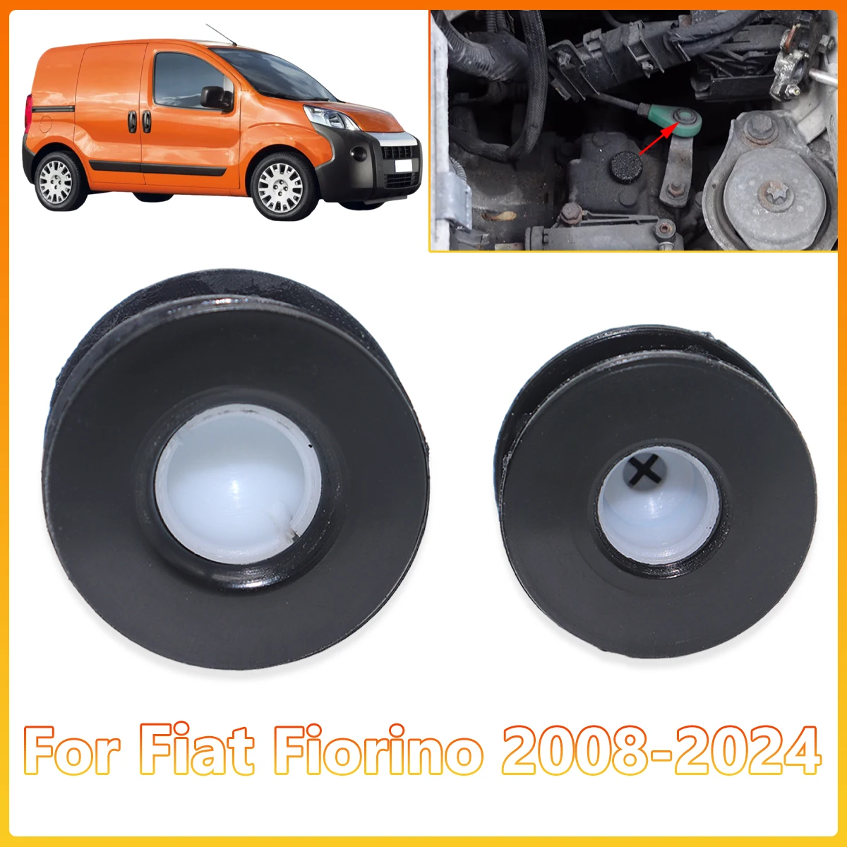 MT Gearbox Shift Cable Linkage Control Bushing Gear Shifter Lever Selector End Rod Replacement Parts For Fiat Fiorino 2008-2024
MT Gearbox Shift Cable Linkage Control Bushing Gear Shifter Lever Selector End Rod Replacement Parts For Fiat Fiorino 2008-2024