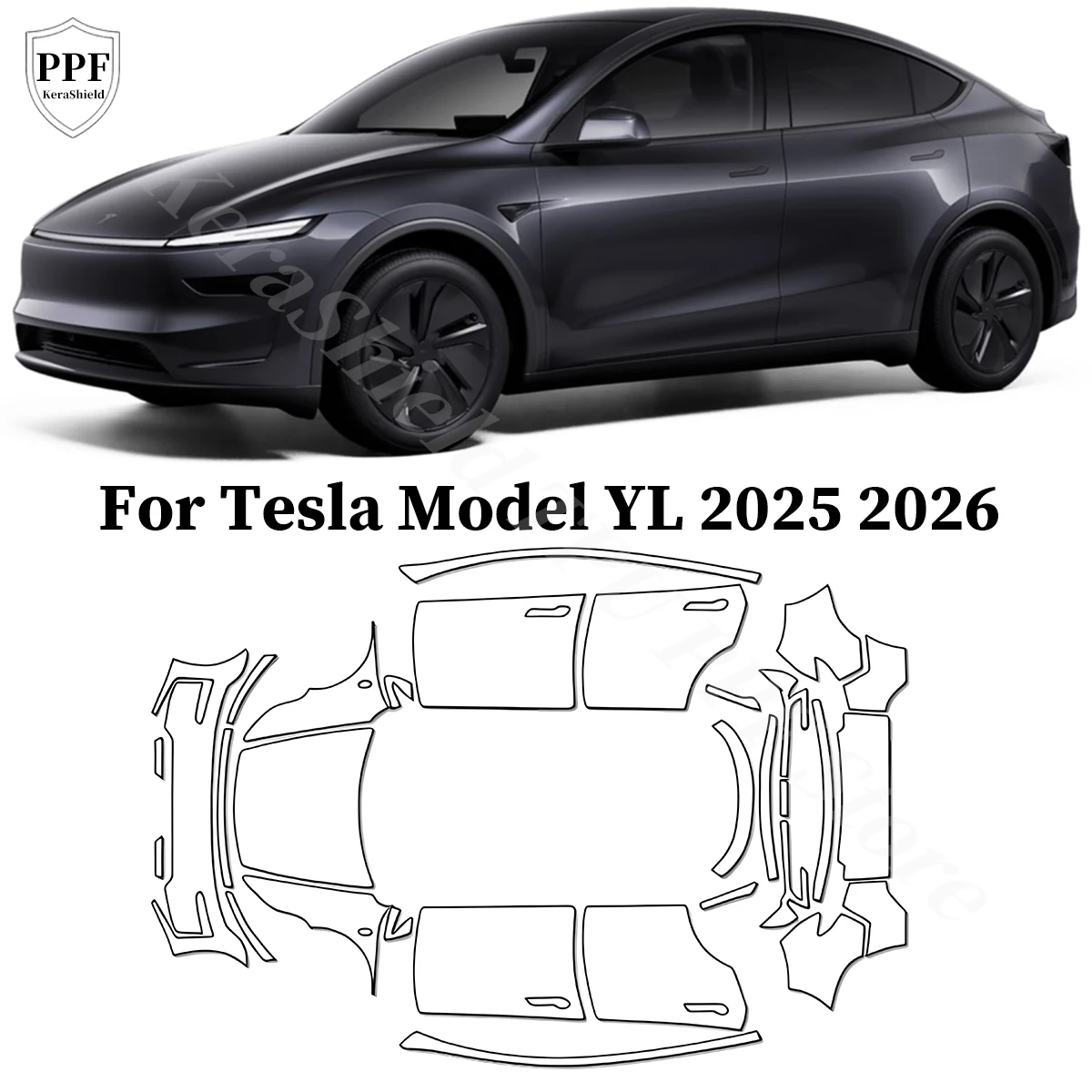 For Tesla Model YL 2025 2026 9Mil TPU Precut PPF Car Paint Protection Film Repairable Scratch Resistant Clear Bra Self-adhesive
For Tesla Model YL 2025 2026 9Mil TPU Precut PPF Car Paint Protection Film Repairable Scratch Resistant Clear Bra Self-adhesive