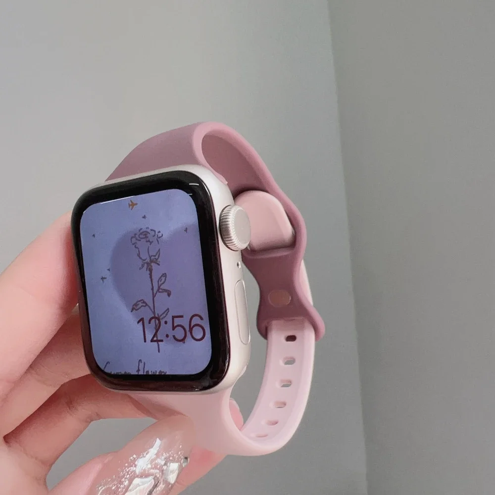 Nice Silicone Strap Series Ultra 10/9/8/7/6/5 3 38mm 40mm For Apple Watch band women 41mm 42mm 44mm 45mm 46mm 49mm
Nice Silicone Strap Series Ultra 10/9/8/7/6/5 3 38mm 40mm For Apple Watch band women 41mm 42mm 44mm 45mm 46mm 49mm