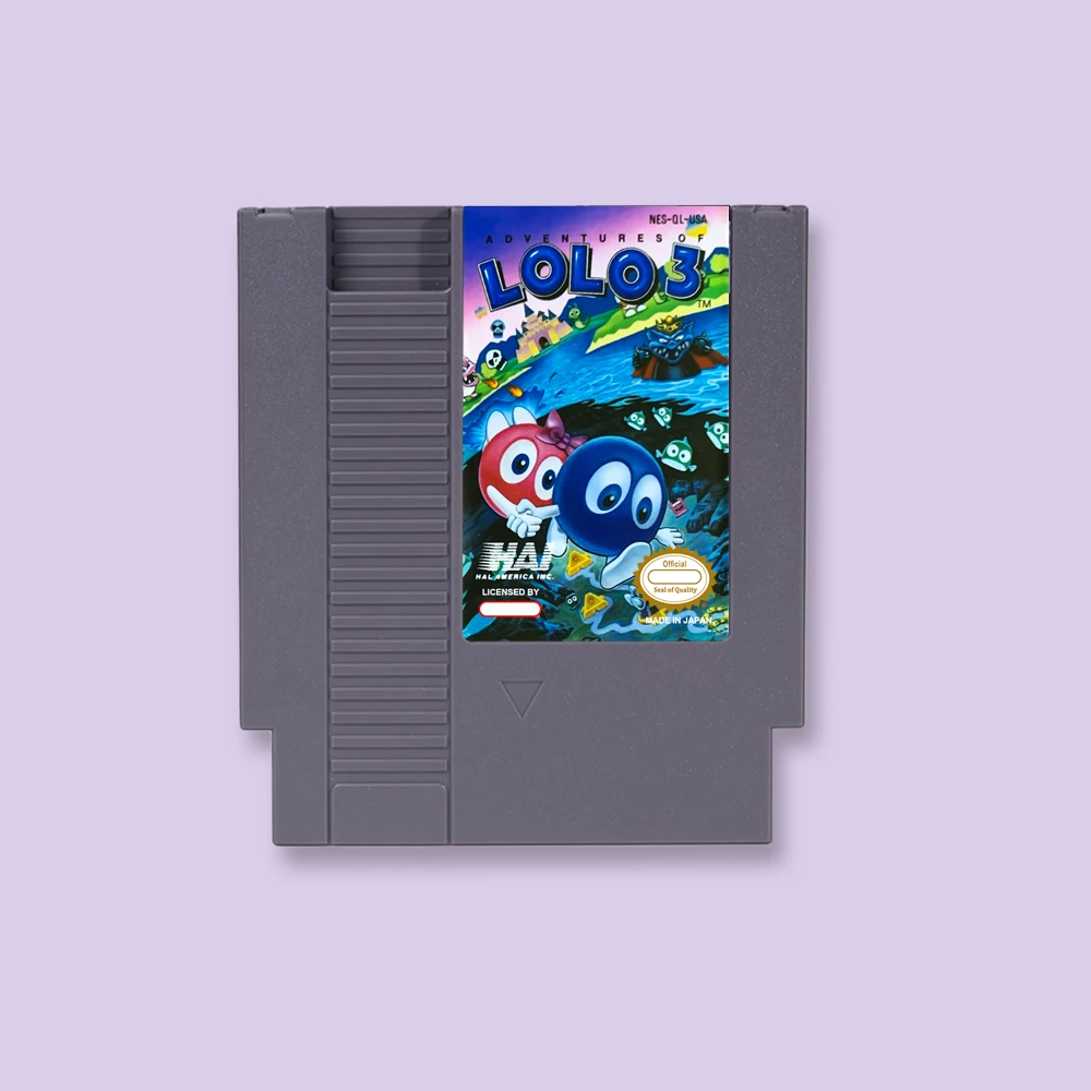 Adventures of Lolo 3 Game Cartridge Action Game For NES 8Bit 72PIN Consoles Game Card
Adventures of Lolo 3 Game Cartridge Action Game For NES 8Bit 72PIN Consoles Game Card