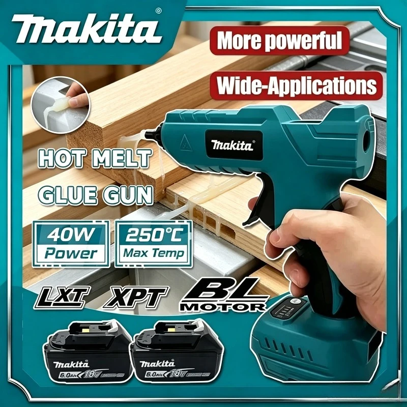 Makita Cordless Electric Handheld Hot Glue Gun Repair DIY Hot Melt Welding Hot Air Gun Anti-scald Nozzle 18V Power Tool
Makita Cordless Electric Handheld Hot Glue Gun Repair DIY Hot Melt Welding Hot Air Gun Anti-scald Nozzle 18V Power Tool