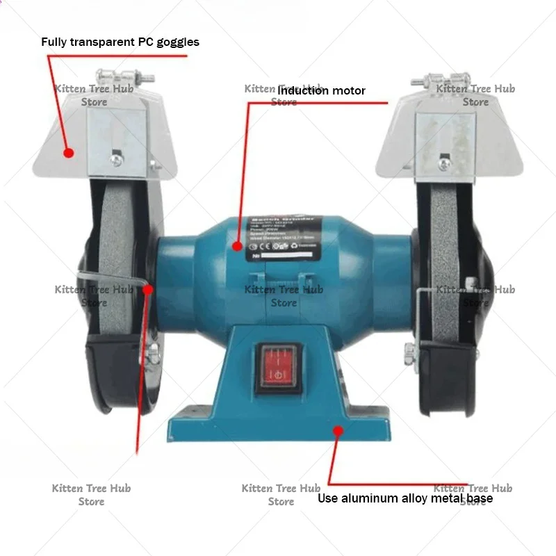 Multifunctional Bench Grinder Rotary Grinder Polishing Machine Household Electric Knife Sharpener
Multifunctional Bench Grinder Rotary Grinder Polishing Machine Household Electric Knife Sharpener