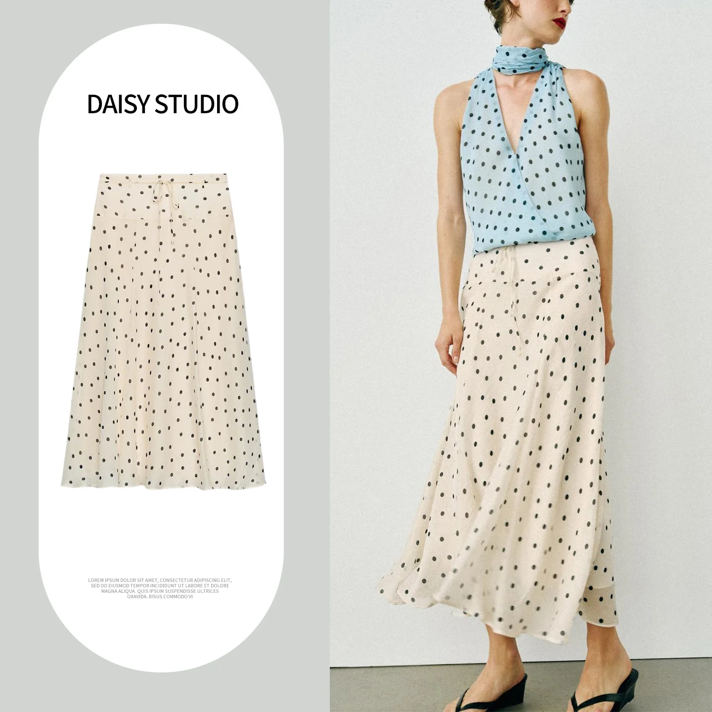 Summer New Arrival Women's Casual Style Zipper Long Polka Dot A-Line Midi Skirt Standard Fit Polyester Fiber Printed Skirt
Summer New Arrival Women's Casual Style Zipper Long Polka Dot A-Line Midi Skirt Standard Fit Polyester Fiber Printed Skirt