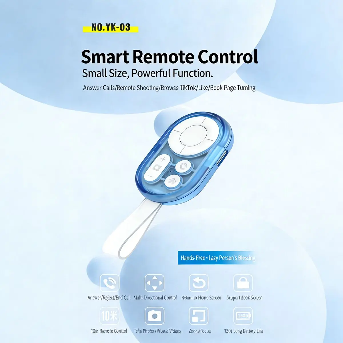 TikTok Remote Control Bluetooth Air Mouse Novel Page Turner Camera Shutter Multi-Function for Android IOS HarmonyOS Lazy Reader
TikTok Remote Control Bluetooth Air Mouse Novel Page Turner Camera Shutter Multi-Function for Android IOS HarmonyOS Lazy Reader