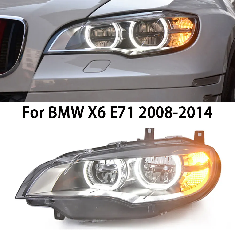 Передняя фара для BMW E71 светодиодный, фары 2007-2014, фары X6 DRL, сигнал поворота, фары дальнего света, объектив проектора Angel Eye
Передняя фара для BMW E71 светодиодный, фары 2007-2014, фары X6 DRL, сигнал поворота, фары дальнего света, объектив проектора Angel Eye
