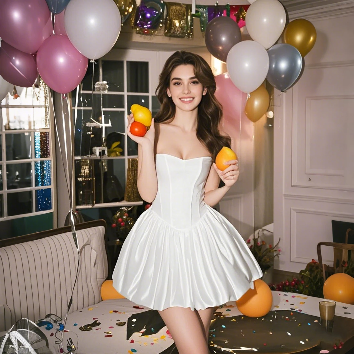Women White Birthday Dress Strapless Bandage Satin Patchwork A Line Mini Ball Gowns One Piece Celebrity Evening Party Dresses
Women White Birthday Dress Strapless Bandage Satin Patchwork A Line Mini Ball Gowns One Piece Celebrity Evening Party Dresses
