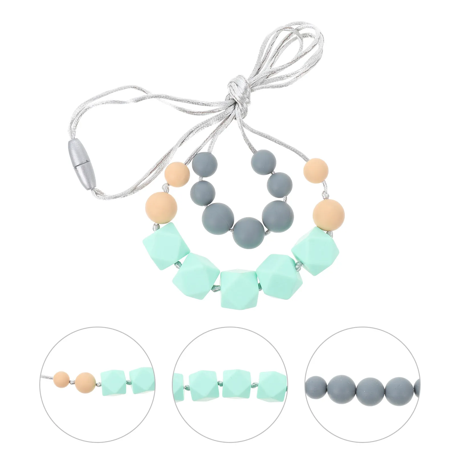 Safe Baby Molar Bead Teether Chew Necklace Teeth Grinding Pendant Small Delicate Portable Teether Toy Teeth Grinding Toy
Safe Baby Molar Bead Teether Chew Necklace Teeth Grinding Pendant Small Delicate Portable Teether Toy Teeth Grinding Toy