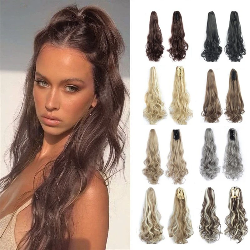 Wig Lady Ponytail Hair Clip Long Curly Hair Big Wave Curl Ponytail Synthetic Wig Accessories
Wig Lady Ponytail Hair Clip Long Curly Hair Big Wave Curl Ponytail Synthetic Wig Accessories