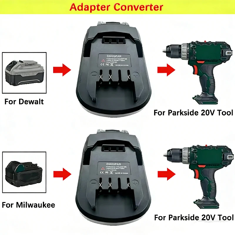 For Dewalt For Milwaukee 18V 20V Li-Ion Battery Adapter Convert to For Parkside 20V Li-ion Battery tools Adapter Tool Converter
For Dewalt For Milwaukee 18V 20V Li-Ion Battery Adapter Convert to For Parkside 20V Li-ion Battery tools Adapter Tool Converter