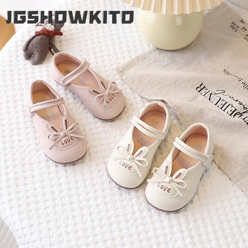 JGSHOWKITO New Girls Shoes Rabbit Ears Bow-knot Sweet Toddlers Kids Leather Flats for Casual Occasions Simple Soft Classic Sweet
JGSHOWKITO New Girls Shoes Rabbit Ears Bow-knot Sweet Toddlers Kids Leather Flats for Casual Occasions Simple Soft Classic Sweet