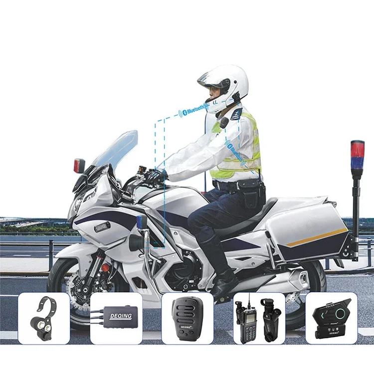 Motorcycle Bluetooth helmet headset communication intercom system with walkie-talkie microphone for riding p-olice
Motorcycle Bluetooth helmet headset communication intercom system with walkie-talkie microphone for riding p-olice