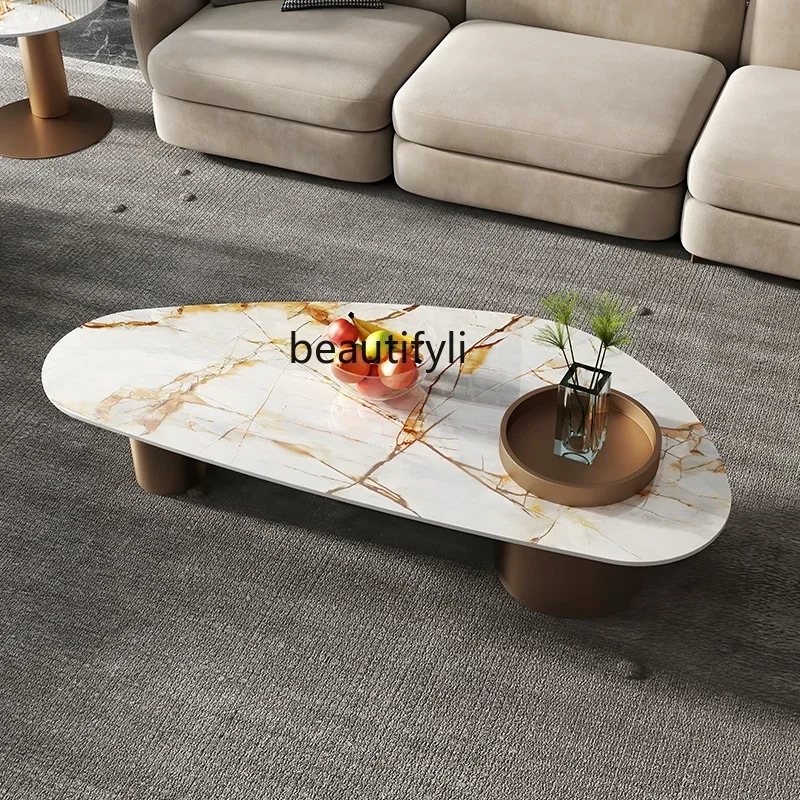 1184Stone Plate Coffee Table Living Room Home Minimalist Modern Tea Table Villa Quiet Wind Coffee Table Combination
1184Stone Plate Coffee Table Living Room Home Minimalist Modern Tea Table Villa Quiet Wind Coffee Table Combination
