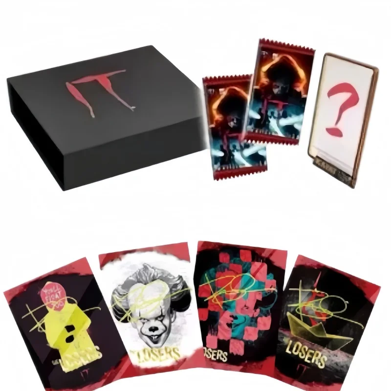 Genuine Authentic The Clown Return (IT) Movie Collectible Cards Series Premium Blind Box Anime Card Collector's Edition Box
Genuine Authentic The Clown Return (IT) Movie Collectible Cards Series Premium Blind Box Anime Card Collector's Edition Box