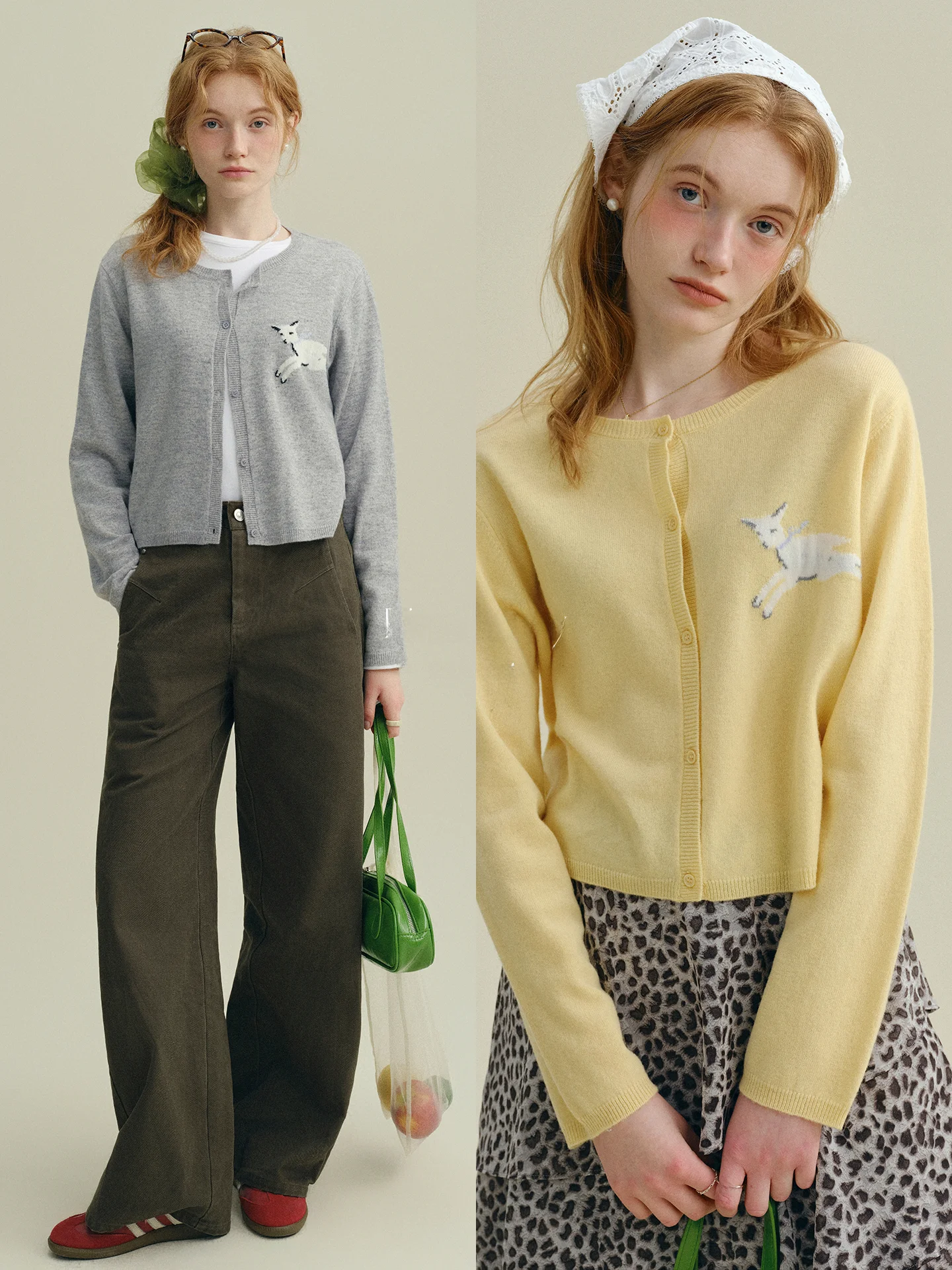 Rina Berry ort Cartoon round Ne Open Cardigan Knitted Soft Pure Color Spring Versatile Women's Knitted Sweater
Rina Berry ort Cartoon round Ne Open Cardigan Knitted Soft Pure Color Spring Versatile Women's Knitted Sweater