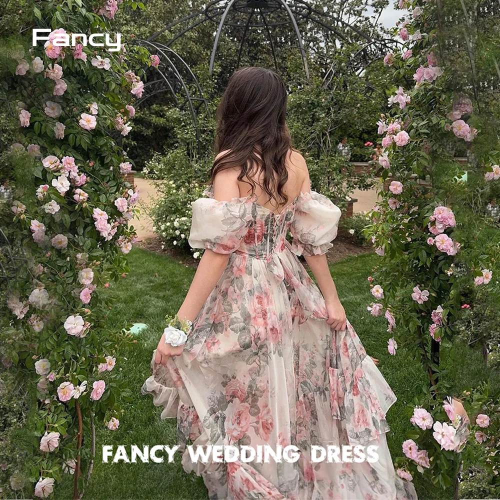 Fancy Elegant Rose Lace Evening Dress Saudi Arabia Off Shoulder Floor Length Prom Gown Short Sleeve Formal Occasion Dresses
Fancy Elegant Rose Lace Evening Dress Saudi Arabia Off Shoulder Floor Length Prom Gown Short Sleeve Formal Occasion Dresses