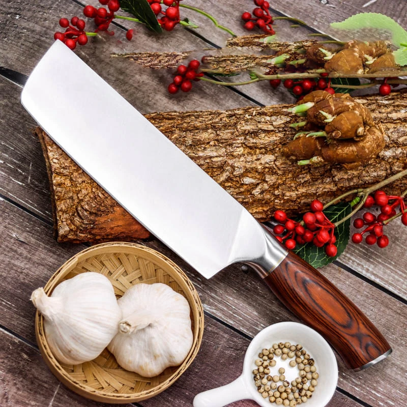 TJ POP 7 Inch Nakiri Knife 9Cr18 Stainless Steel Professional Chef Knife Sharp Kitchen Japanese Vegetables Cleaver Meat Slicing
TJ POP 7 Inch Nakiri Knife 9Cr18 Stainless Steel Professional Chef Knife Sharp Kitchen Japanese Vegetables Cleaver Meat Slicing