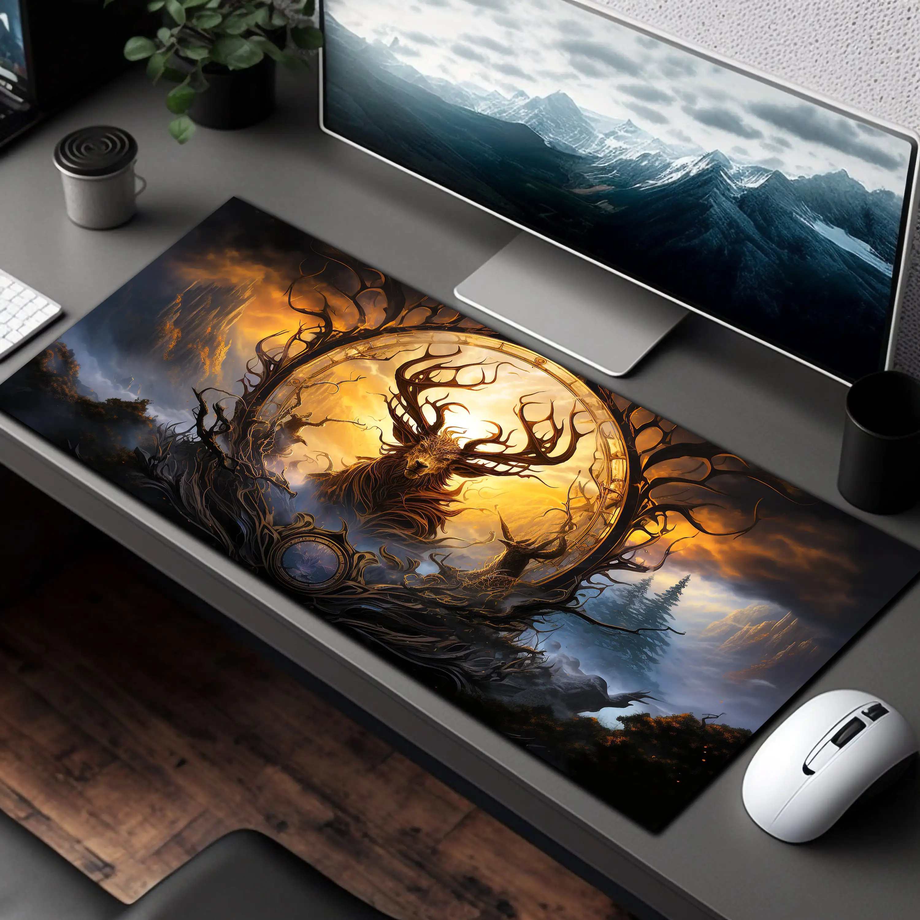 Viking Moose Desk Mat,non-slip and Waterproof Gaming Mouse Pad,office and Gaming Desk Decoration Mat,a Perfect Gift for Friends. 
Viking Moose Desk Mat,non-slip and Waterproof Gaming Mouse Pad,office and Gaming Desk Decoration Mat,a Perfect Gift for Friends.