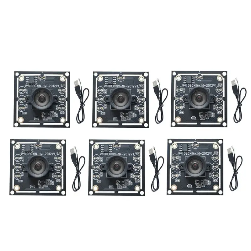 6PCS 100 Degree Camera Module 1MP OV9732 1280X720 30Fps USB Camera Module Drive Free For Winxp/7/8/10 With 60Cm Cable
6PCS 100 Degree Camera Module 1MP OV9732 1280X720 30Fps USB Camera Module Drive Free For Winxp/7/8/10 With 60Cm Cable