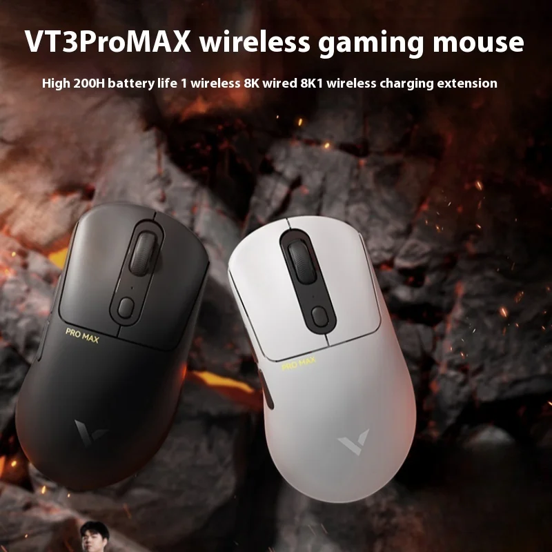 Rapoo Vt1/Vt3 Pro Max Wireless Dual Mode Mouse Paw3950 Lightweight 0.125ms Delay Asymmetric Right Hand Ergonomic Esports Game
Rapoo Vt1/Vt3 Pro Max Wireless Dual Mode Mouse Paw3950 Lightweight 0.125ms Delay Asymmetric Right Hand Ergonomic Esports Game