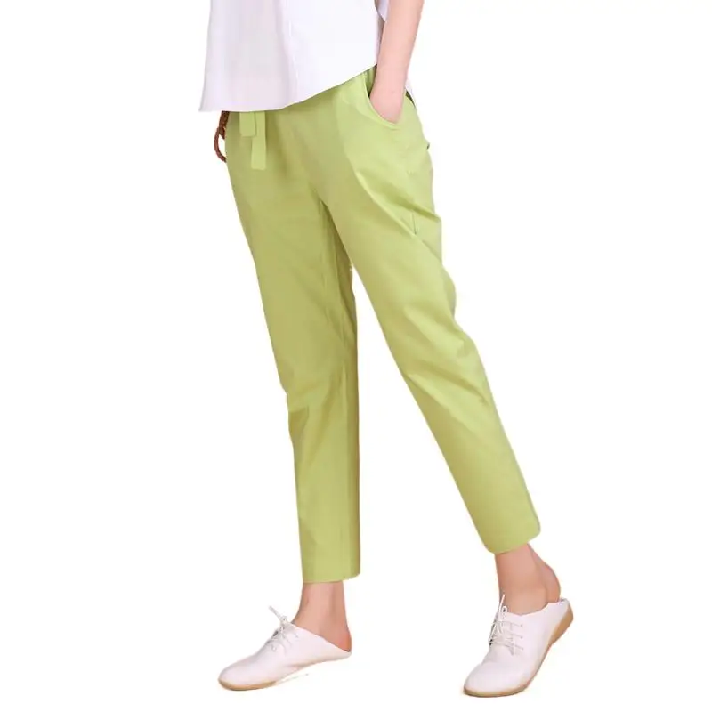Fashion solid color Haren pants,Summer women brand cotton linen pants, pencil trousers pants
Fashion solid color Haren pants,Summer women brand cotton linen pants, pencil trousers pants