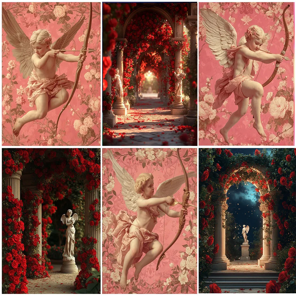 Roman Cupid And Rose Love Theme Romantic Background Betrothal Party Decorations Wedding Backdrop Home Decor Photography Supplies
Roman Cupid And Rose Love Theme Romantic Background Betrothal Party Decorations Wedding Backdrop Home Decor Photography Supplies